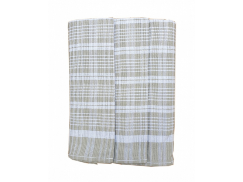 Utěrky pruhované šedé