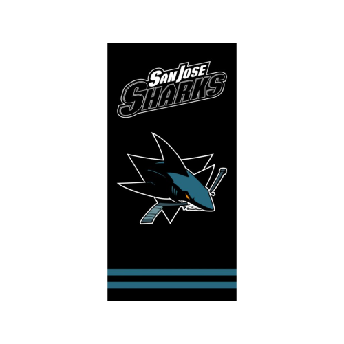 Osuška NHL San Jose Sharks Black