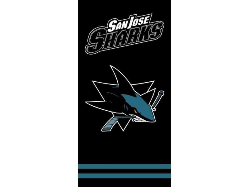 Osuška NHL San Jose Sharks Black