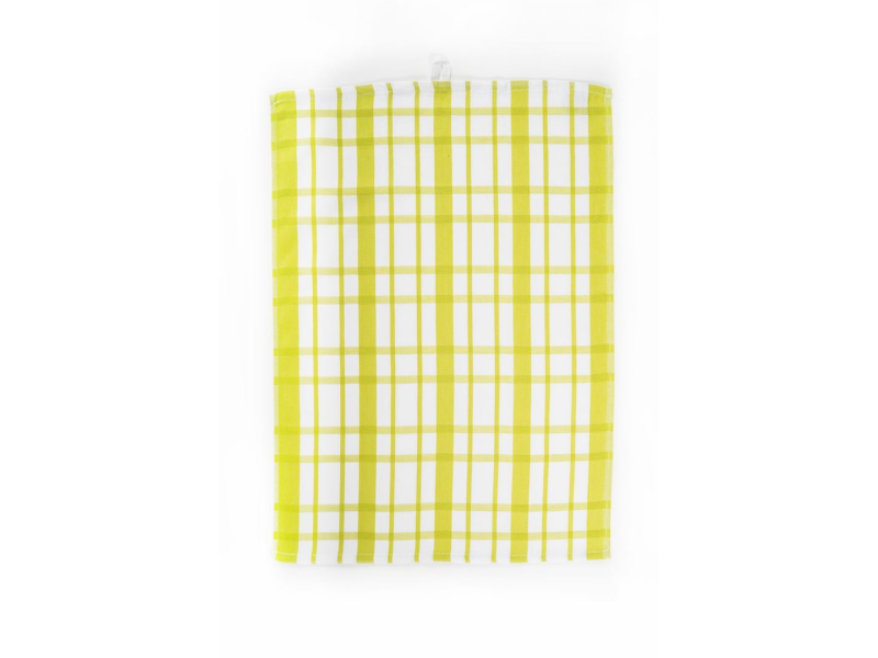 Utěrky kárované zelené