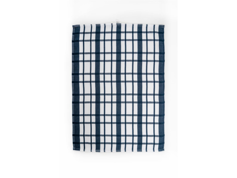 Utěrky kárované modré