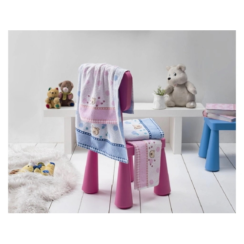 Dětský froté ručník Brumík 30 x 50 růžový