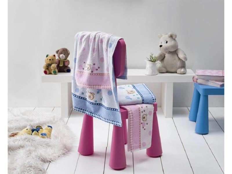 Dětský froté ručník Brumík 30 x 50 růžová