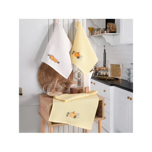 Dárková sada vaflových utěrek 3ks Levandule