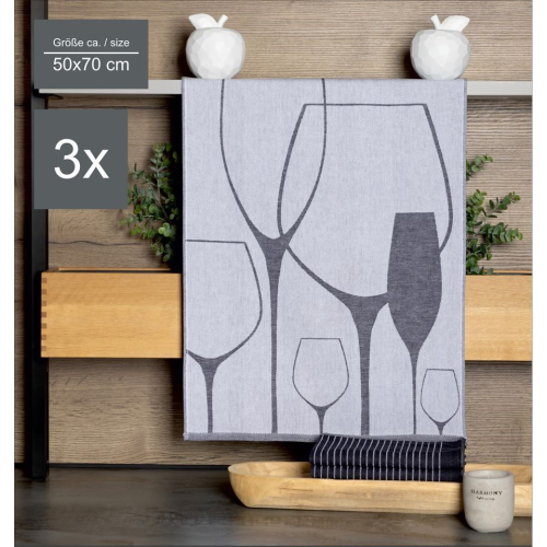 Kuchyňské utěrky Glasses