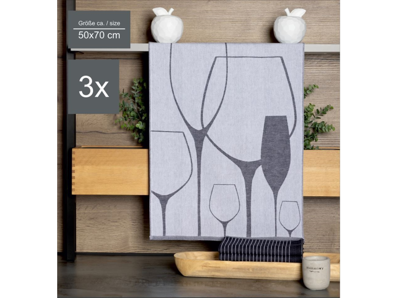 Kuchyňské utěrky Glasses