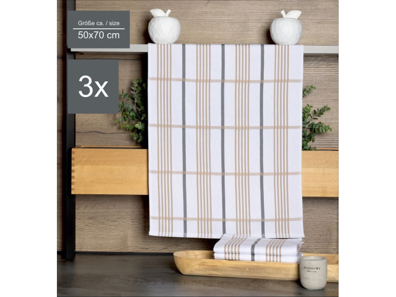 Kuchyňské utěrky Tartan