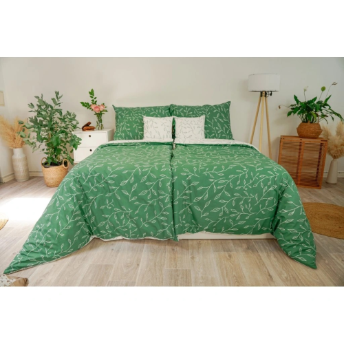 Povlečení Zelené lístky