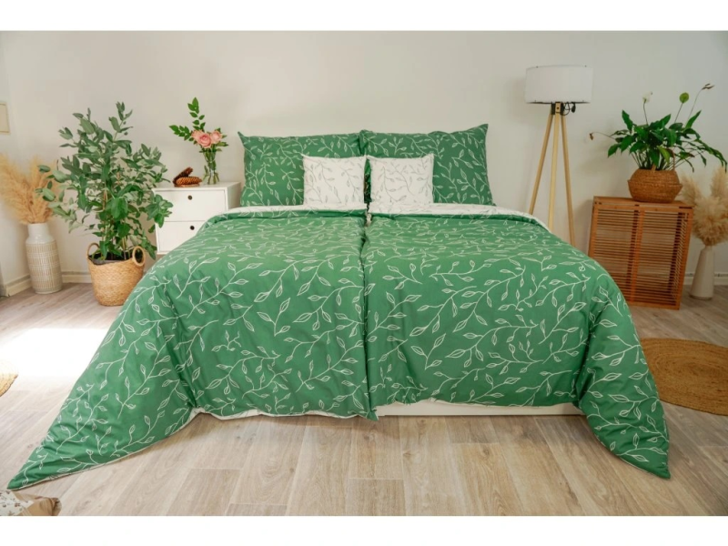 Povlečení Zelené lístky