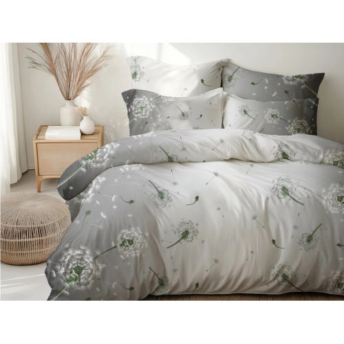 Povlečení Pampeliška šedá